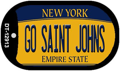 Go Saint Johns Novelty Metal Dog Tag Necklace DT-12913