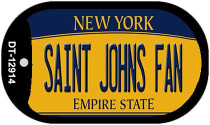 Saint Johns Fan Novelty Metal Dog Tag Necklace DT-12914