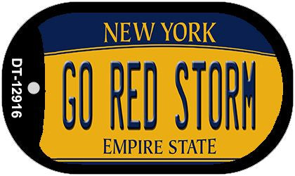Go Red Storm Novelty Metal Dog Tag Necklace DT-12916