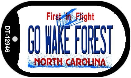 Go Wake Forest Novelty Metal Dog Tag Necklace DT-12946