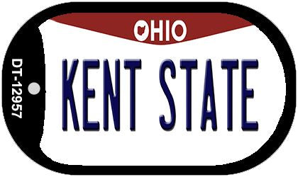 Kent State Novelty Metal Dog Tag Necklace DT-12957