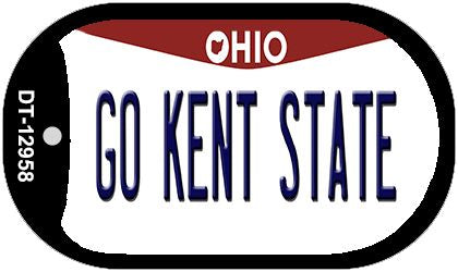 Go Kent State Novelty Metal Dog Tag Necklace DT-12958