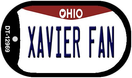 Xavier Fan Novelty Metal Dog Tag Necklace DT-12969