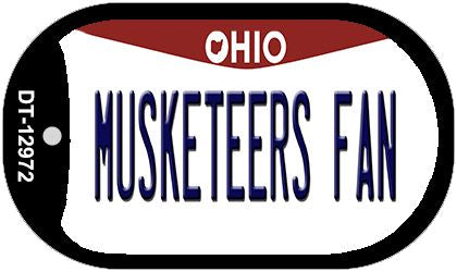 Musketeers Fan Novelty Metal Dog Tag Necklace DT-12972
