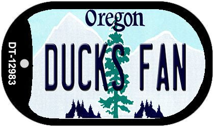 Ducks Fan Novelty Metal Dog Tag Necklace DT-12983