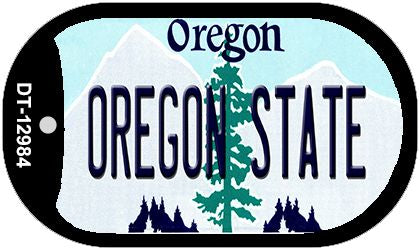 Oregon State Novelty Metal Dog Tag Necklace DT-12984