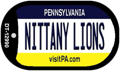 Nittany Lions Novelty Metal Dog Tag Necklace DT-12990