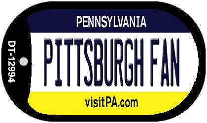 Pittsburgh Fan Novelty Metal Dog Tag Necklace DT-12994