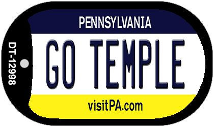 Go Temple Novelty Metal Dog Tag Necklace DT-12998