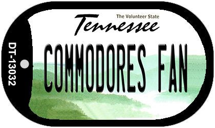 Commodores Fan Novelty Metal Dog Tag Necklace DT-13032