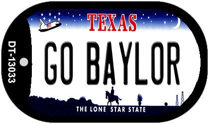 Go Baylor Novelty Metal Dog Tag Necklace DT-13033