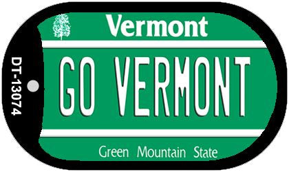 Go Vermont Novelty Metal Dog Tag Necklace DT-13074