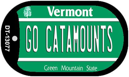 Go Catamounts Novelty Metal Dog Tag Necklace DT-13077