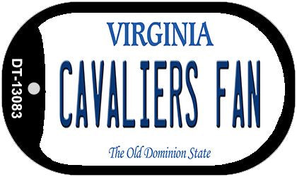Cavaliers Fan Novelty Metal Dog Tag Necklace DT-13083