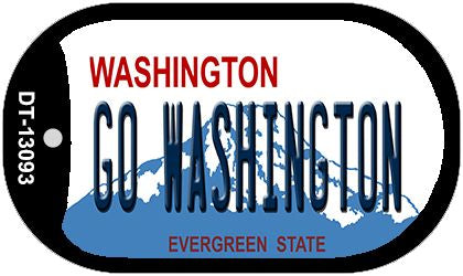 Go Washington Novelty Metal Dog Tag Necklace DT-13093