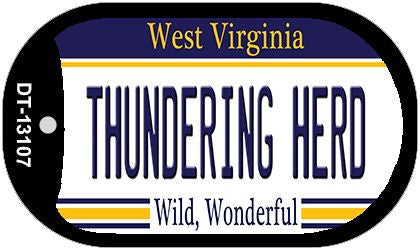 Thundering Herd Novelty Metal Dog Tag Necklace DT-13107