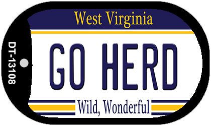 Go Herd Novelty Metal Dog Tag Necklace DT-13108
