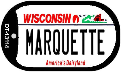 Marquette Novelty Metal Dog Tag Necklace DT-13114