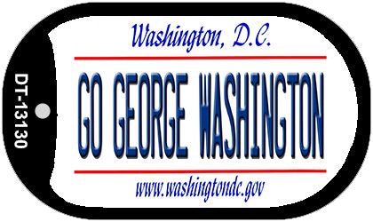 Go George Washington Novelty Metal Dog Tag Necklace DT-13130