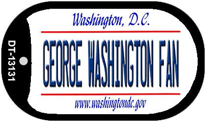 George Washington Fan Novelty Metal Dog Tag Necklace DT-13131