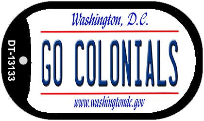 Go Colonials Novelty Metal Dog Tag Necklace DT-13133