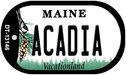 Acadia Maine Novelty Metal Dog Tag Necklace DT-13146