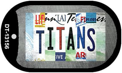 Titans Strip Art Novelty Metal Dog Tag Necklace DT-13156