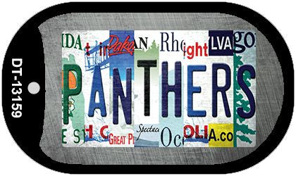 Panthers Strip Art Novelty Metal Dog Tag Necklace DT-13159