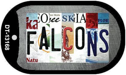 Falcons Strip Art Novelty Metal Dog Tag Necklace DT-13168