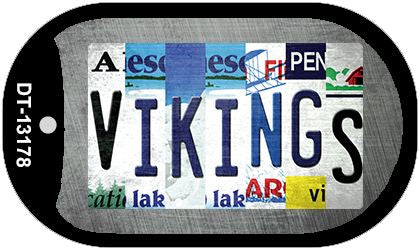 Vikings Strip Art Novelty Metal Dog Tag Necklace DT-13178