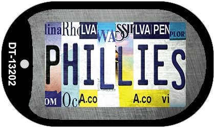 Phillies Strip Art Novelty Metal Dog Tag Necklace DT-13202