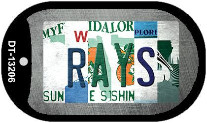 Rays Strip Art Novelty Metal Dog Tag Necklace DT-13206