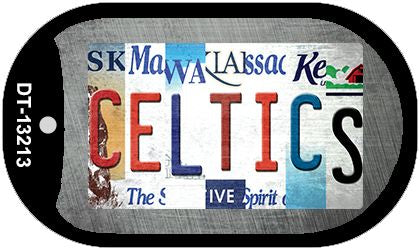 Celtics Strip Art Novelty Metal Dog Tag Necklace DT-13213
