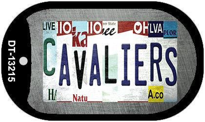 Cavaliers Strip Art Novelty Metal Dog Tag Necklace DT-13215