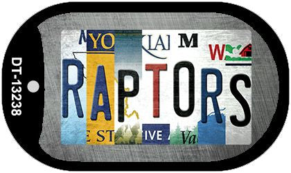 Raptors Strip Art Novelty Metal Dog Tag Necklace DT-13238