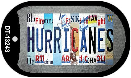 Hurricanes Strip Art Novelty Metal Dog Tag Necklace DT-13243