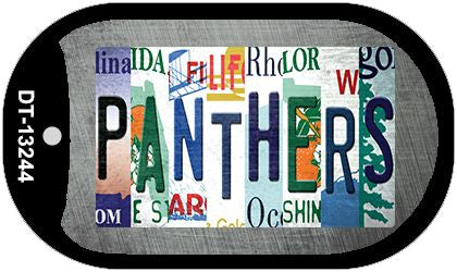 Panthers Strip Art Novelty Metal Dog Tag Necklace DT-13244