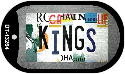 Kings Strip Art Novelty Metal Dog Tag Necklace DT-13264