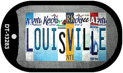 Louisville Strip Art Novelty Metal Dog Tag Necklace DT-13283