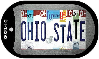 Ohio State Strip Art Novelty Metal Dog Tag Necklace DT-13293