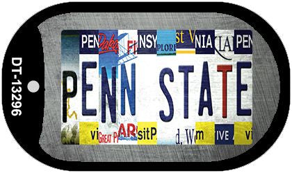 Penn State Strip Art Novelty Metal Dog Tag Necklace DT-13296