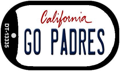 Go Padres Novelty Metal Dog Tag Necklace DT-13335