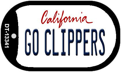 Go Clippers Novelty Metal Dog Tag Necklace DT-13341