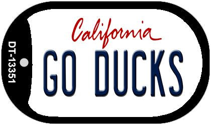 Go Ducks Novelty Metal Dog Tag Necklace DT-13351