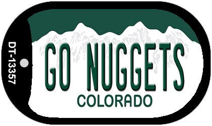 Go Nuggets Novelty Metal Dog Tag Necklace DT-13357