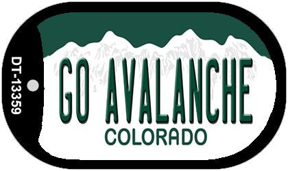 Go Avalanche Novelty Metal Dog Tag Necklace DT-13359