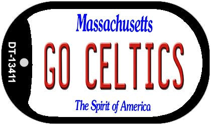 Go Celtics Novelty Metal Dog Tag Necklace DT-13411