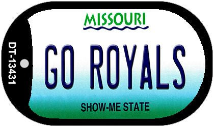 Go Royals Novelty Metal Dog Tag Necklace DT-13431