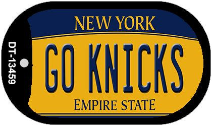 Go Knicks Novelty Metal Dog Tag Necklace DT-13459