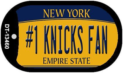 Number 1 Knicks Fan Novelty Metal Dog Tag Necklace DT-13460